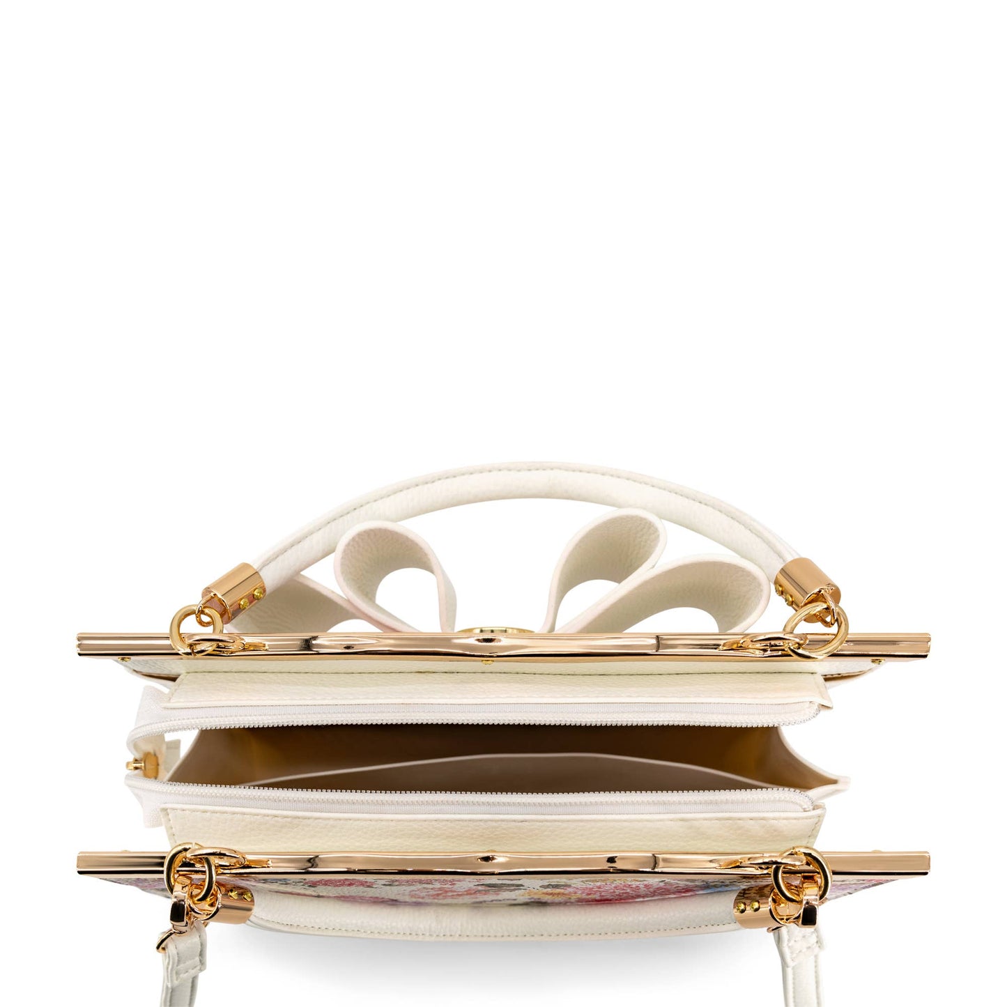 Amelie Floral Bow Bag: Blush
