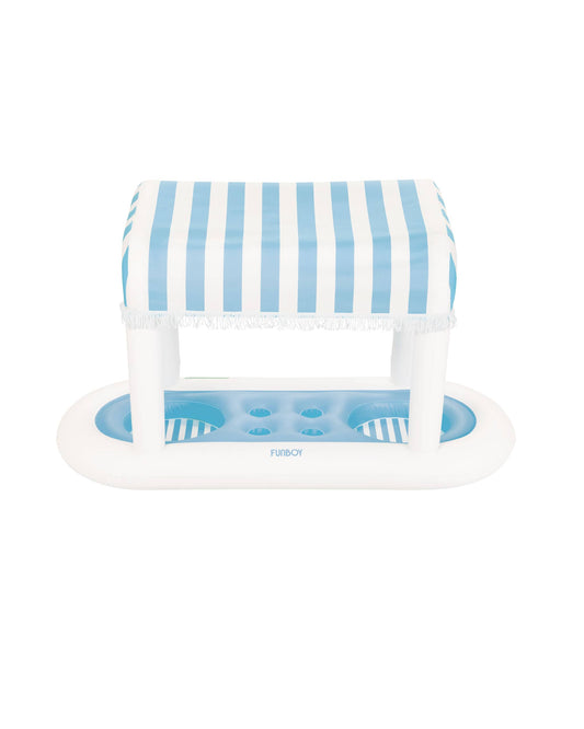 Blue Floating Cabana Bar