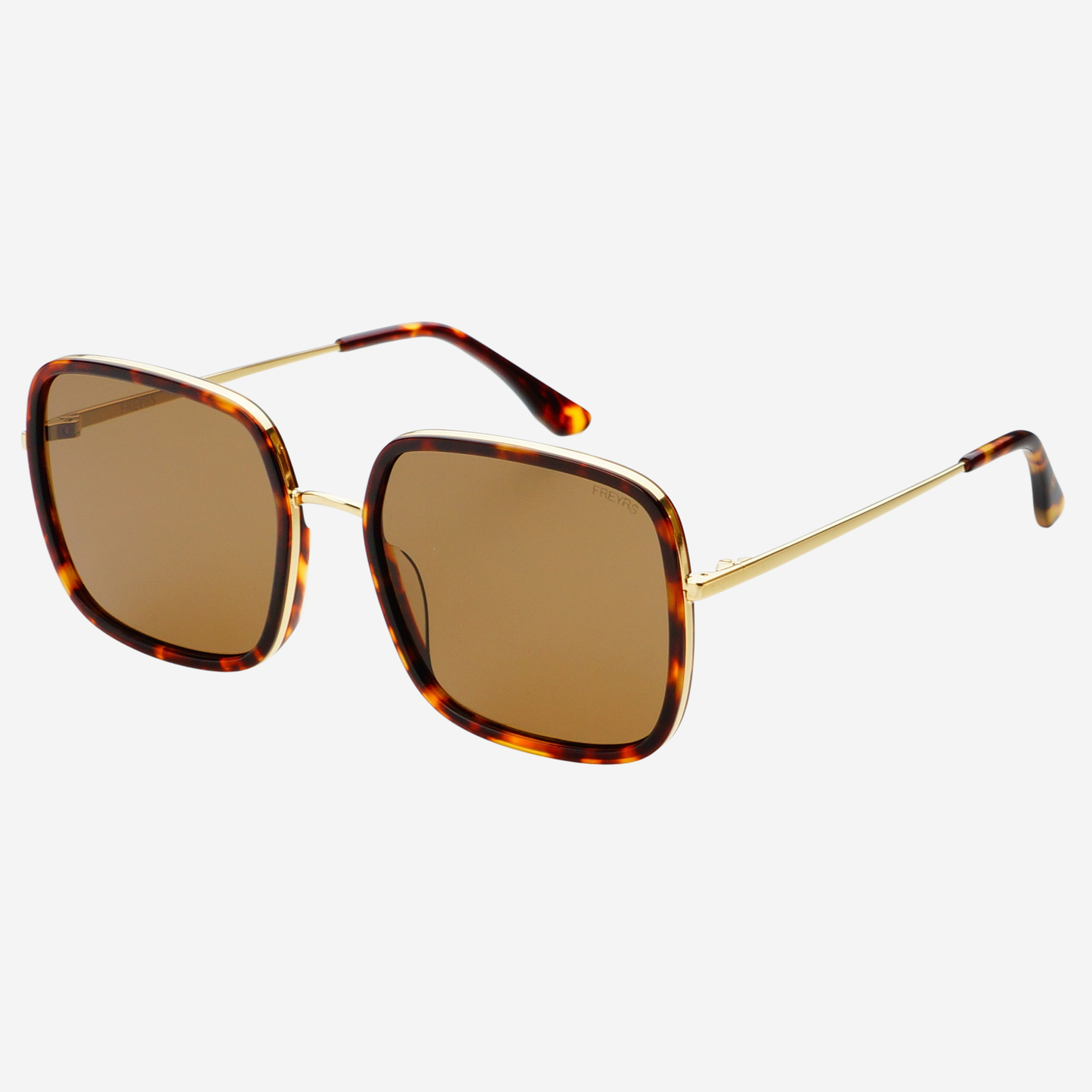 Cosmo Acetate Womens Square Sunglasses: Dark Tortoise