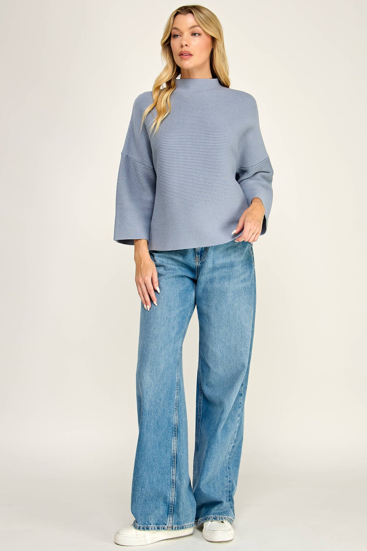 The Mara Sweater - Blue