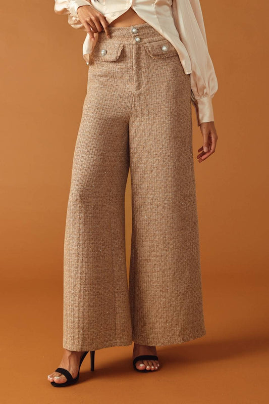 Sparkle Tweed Pants