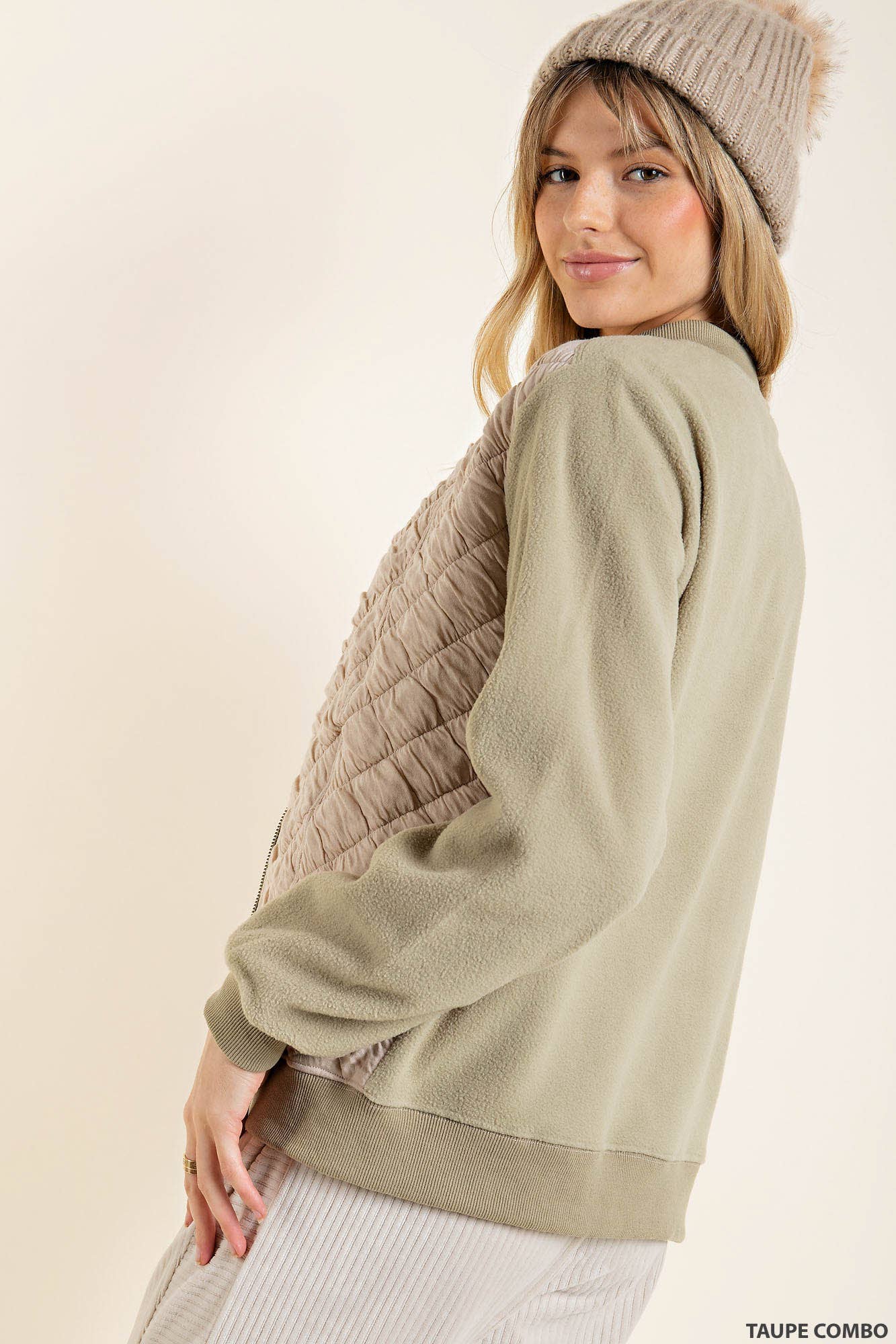 Quilted Pullover