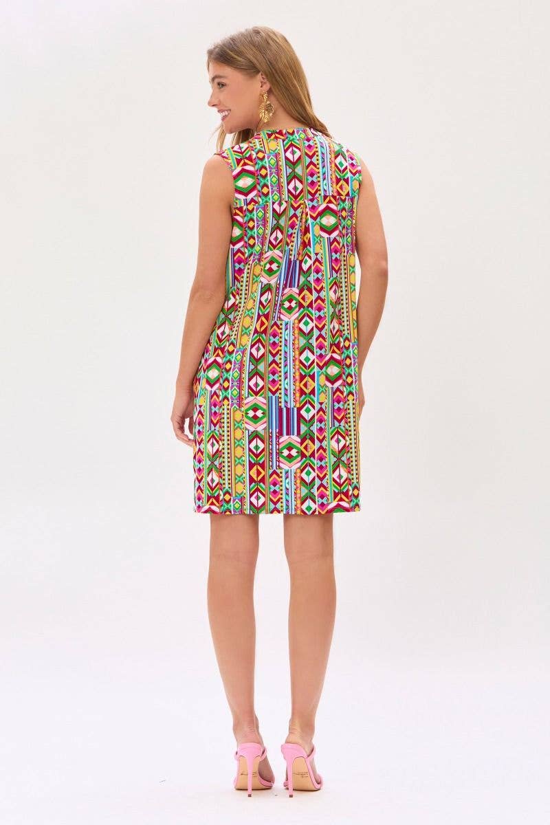 Geo Mini Dress