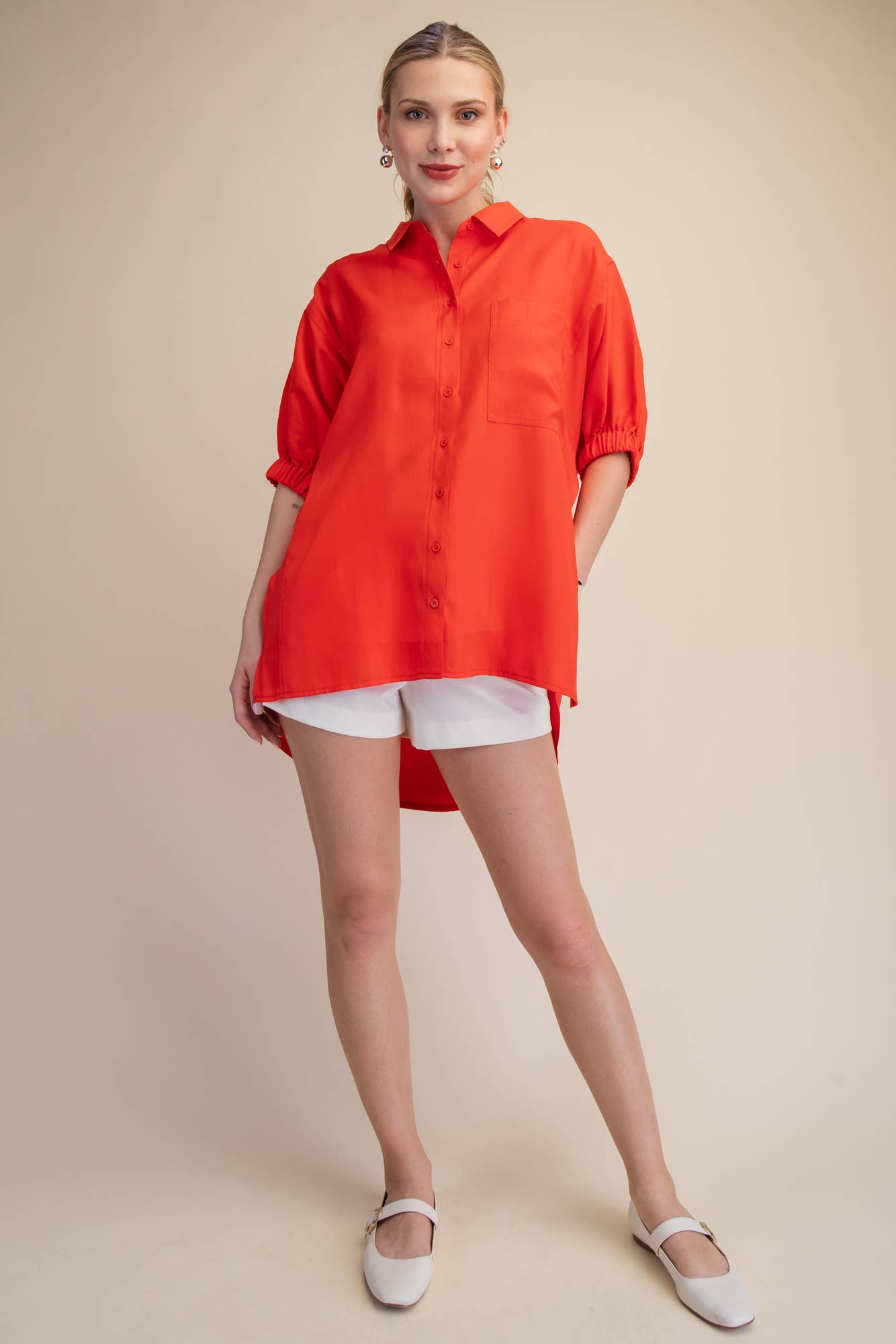 The Janice Top - Red