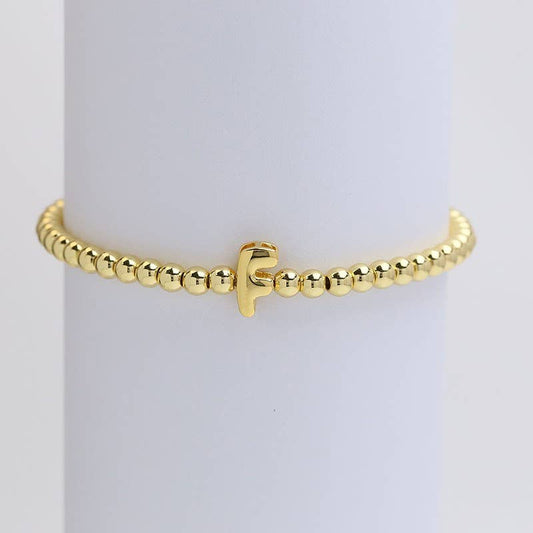 Initial Bracelet - F
