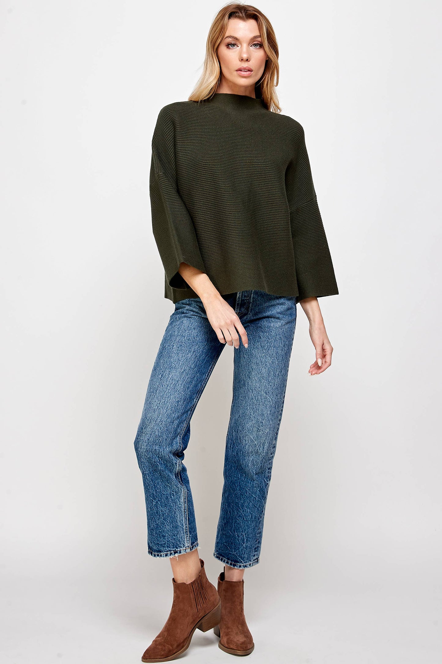 The Mara Sweater - Hunter Green