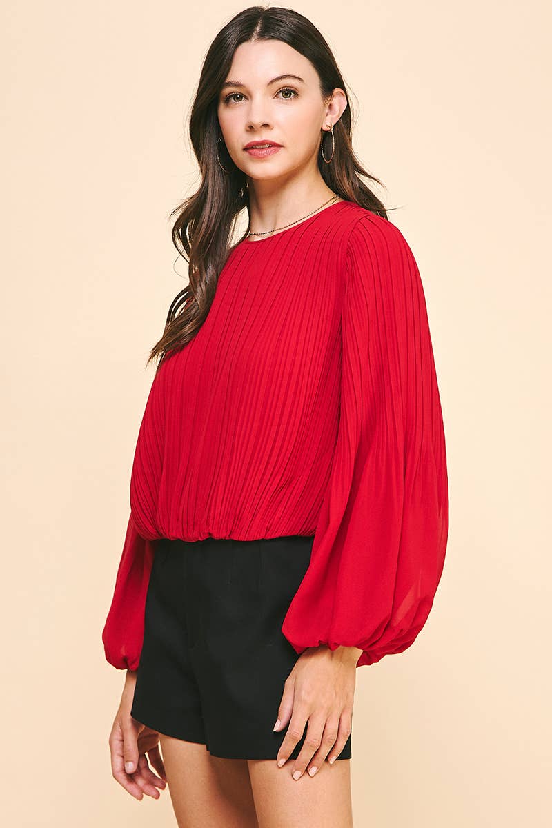 Paint the Town Red Blouse