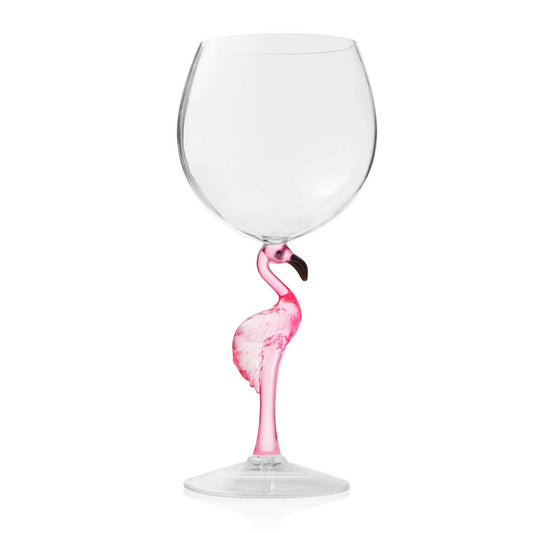 17oz Flamingo Acrylic Wine Glass