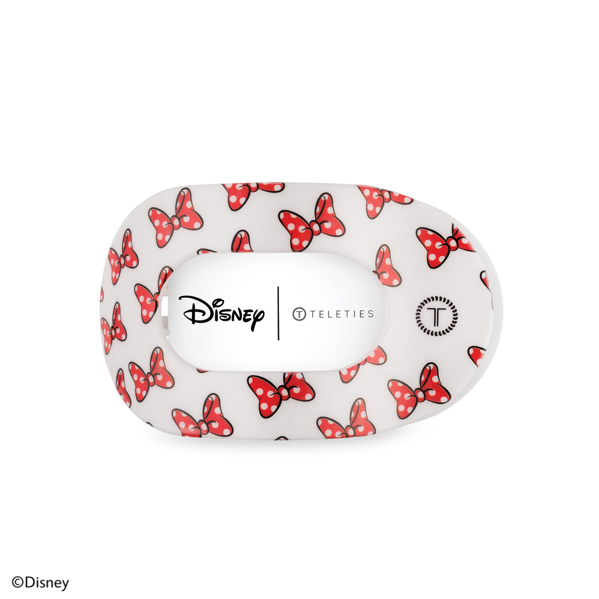 Flat Round Hair Clip | Medium | Minnie Mouse Loves Her Bows!