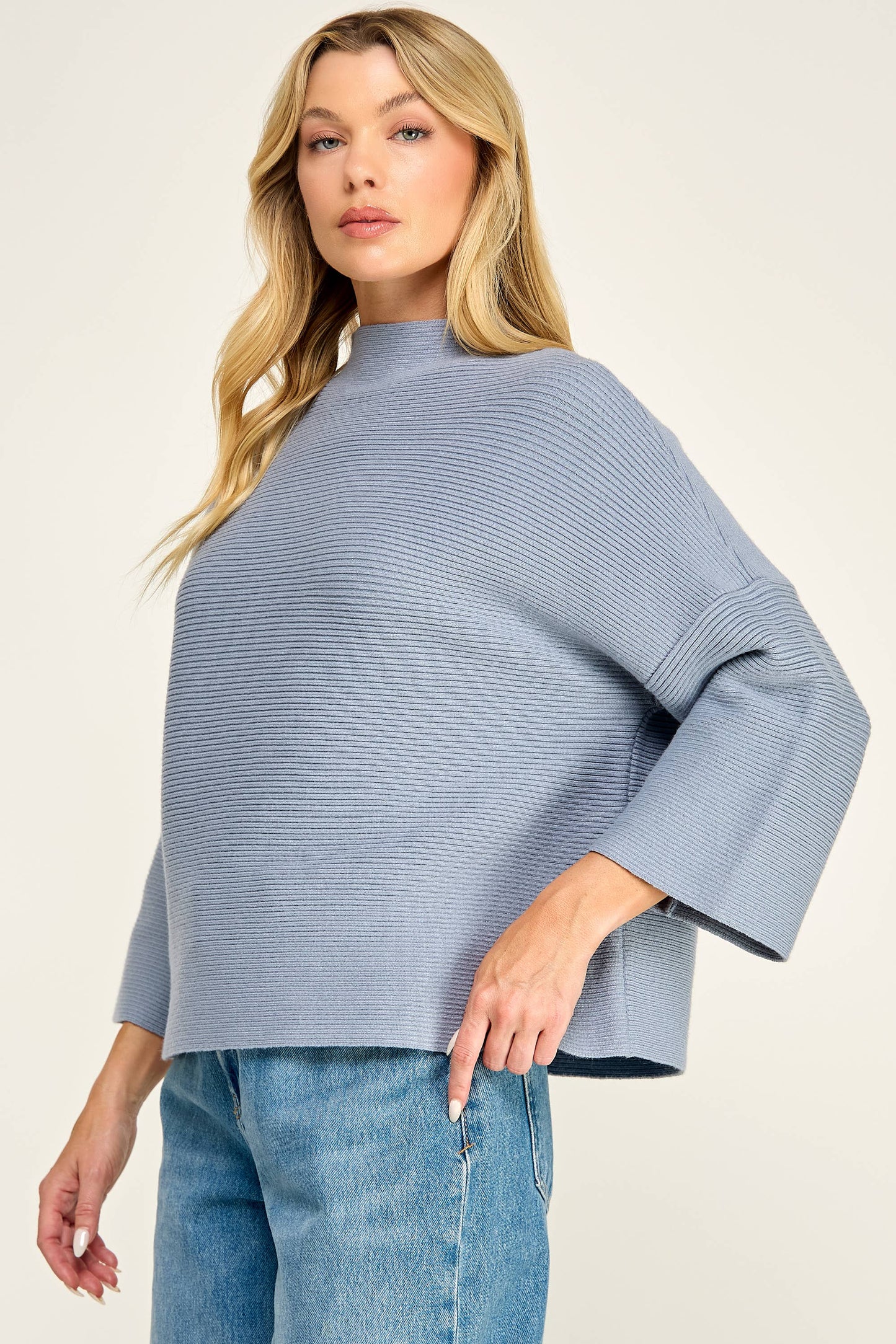 The Mara Sweater - Blue