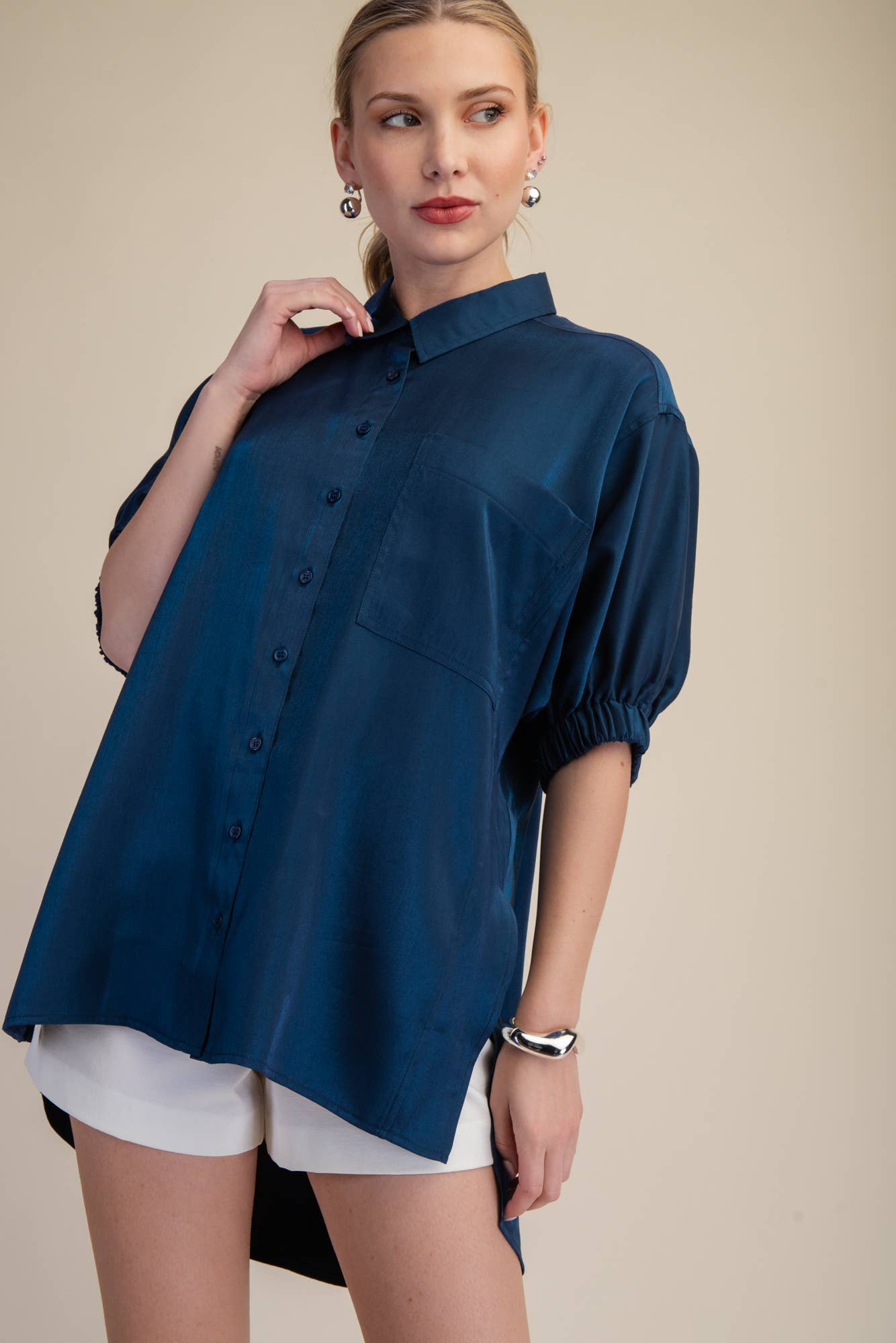 The Janice Top - Navy
