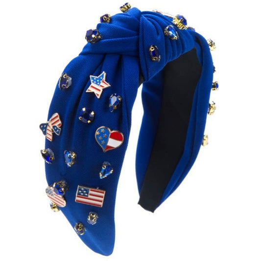 4th of July Headband - Blue