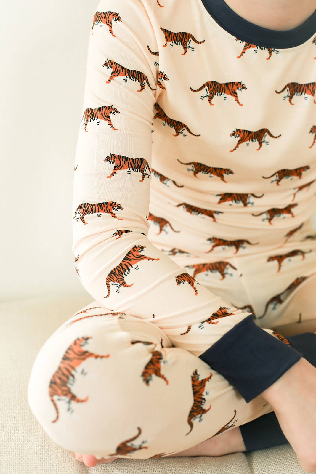 Tiger 2 Piece Bamboo PJs