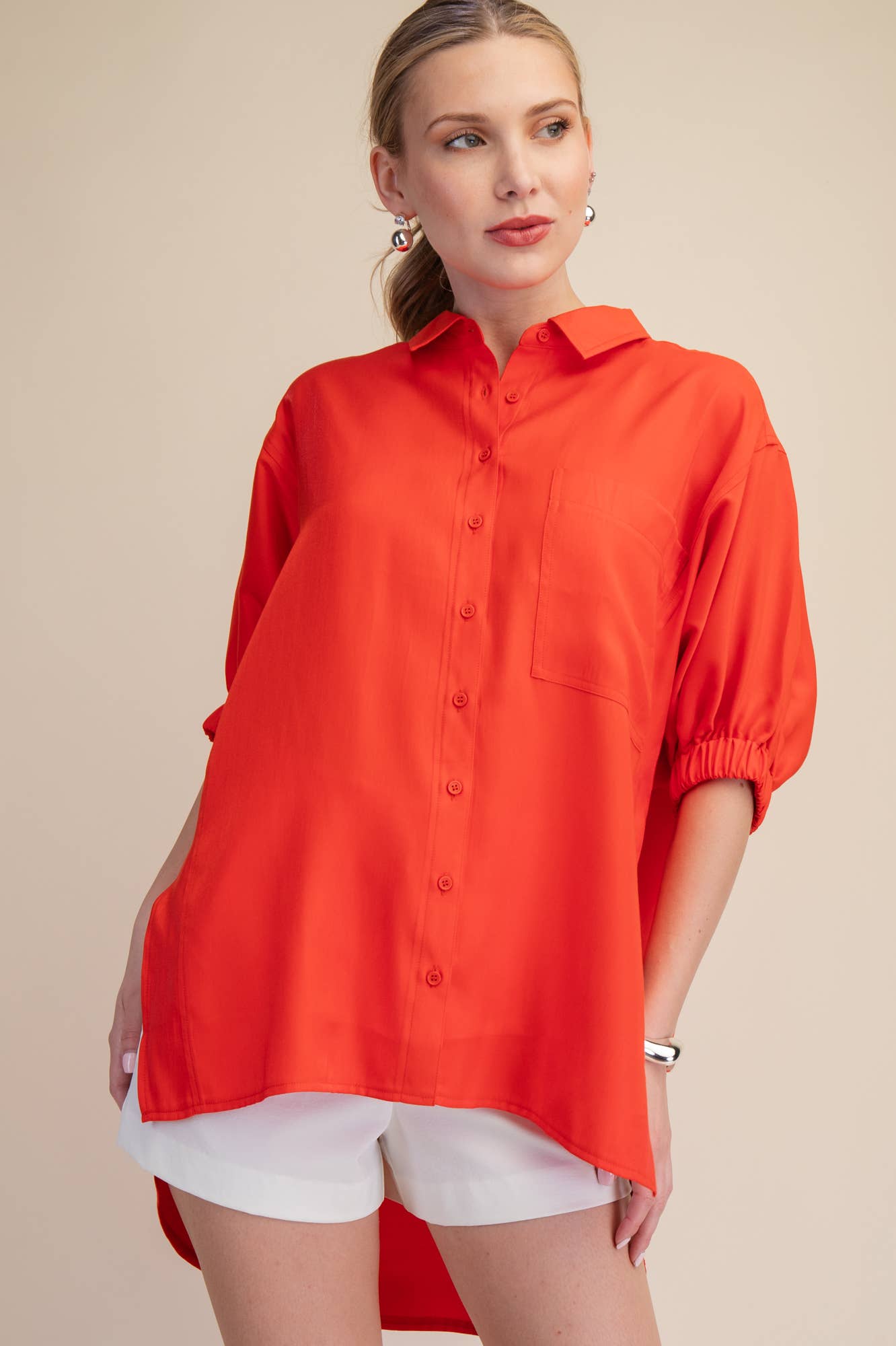 The Janice Top - Red