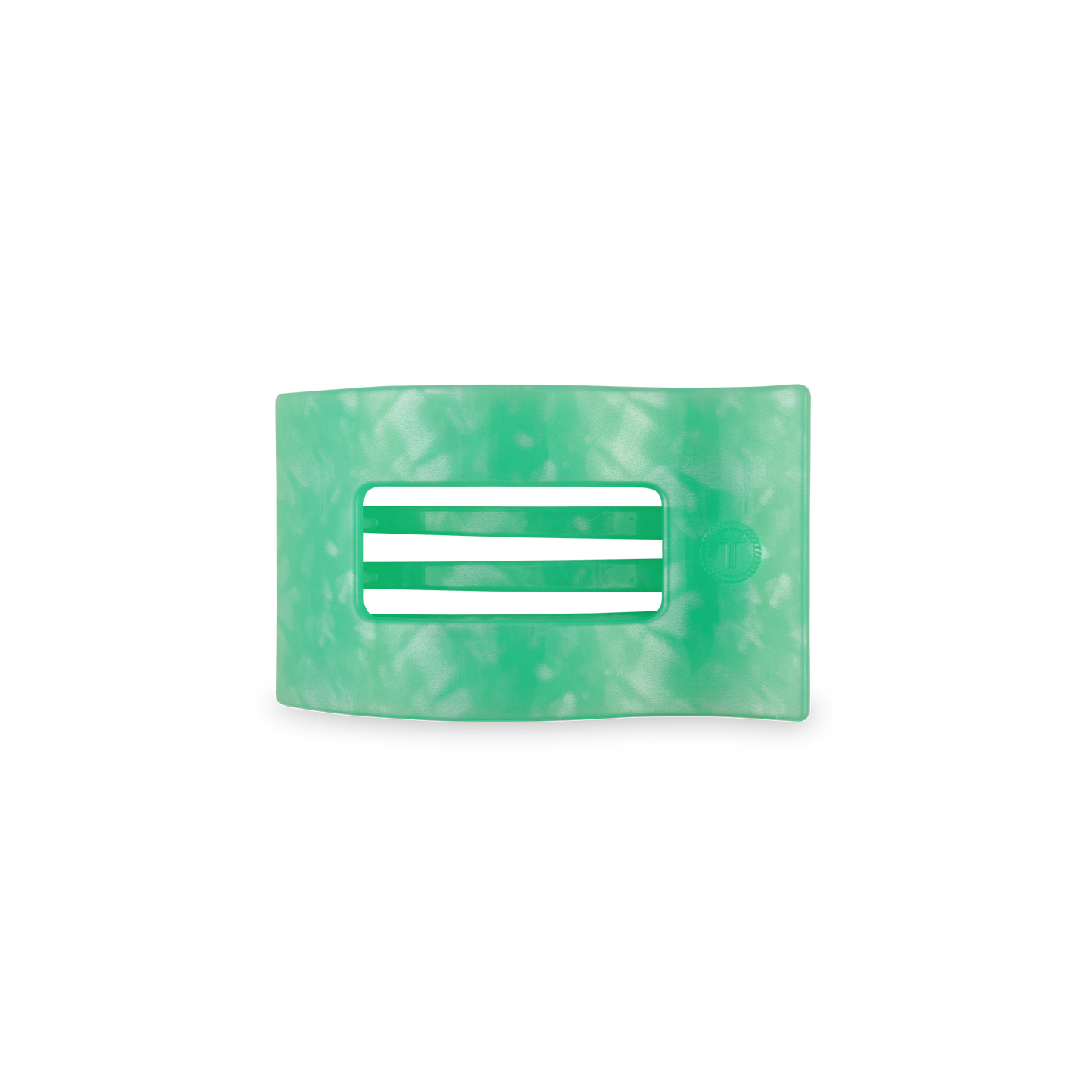 Flat Rectangle Hair Clip | Small | Spring Splash