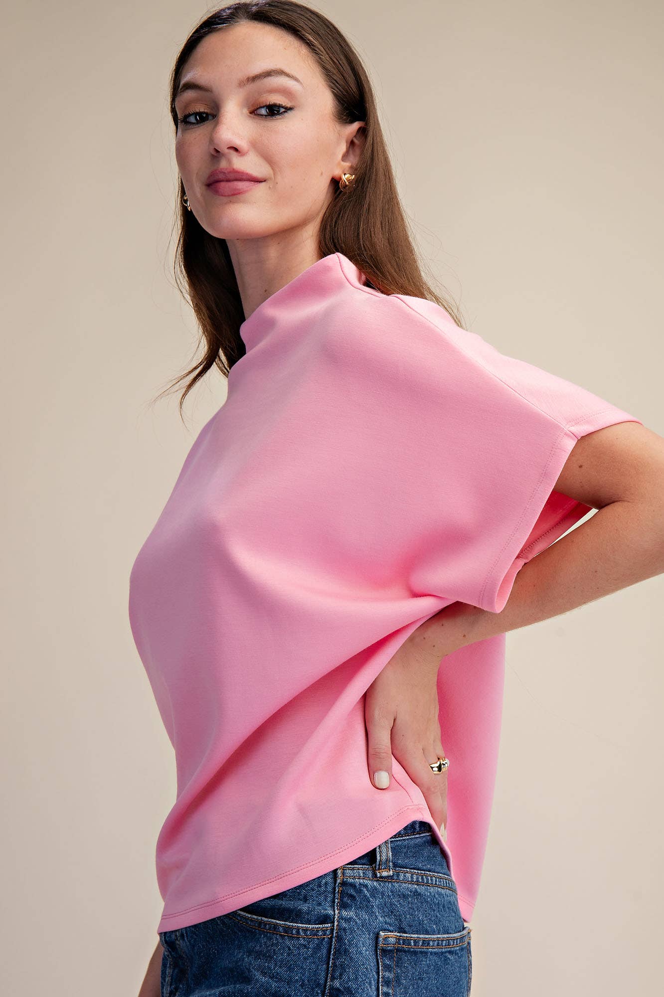 The Elise Top: Pink