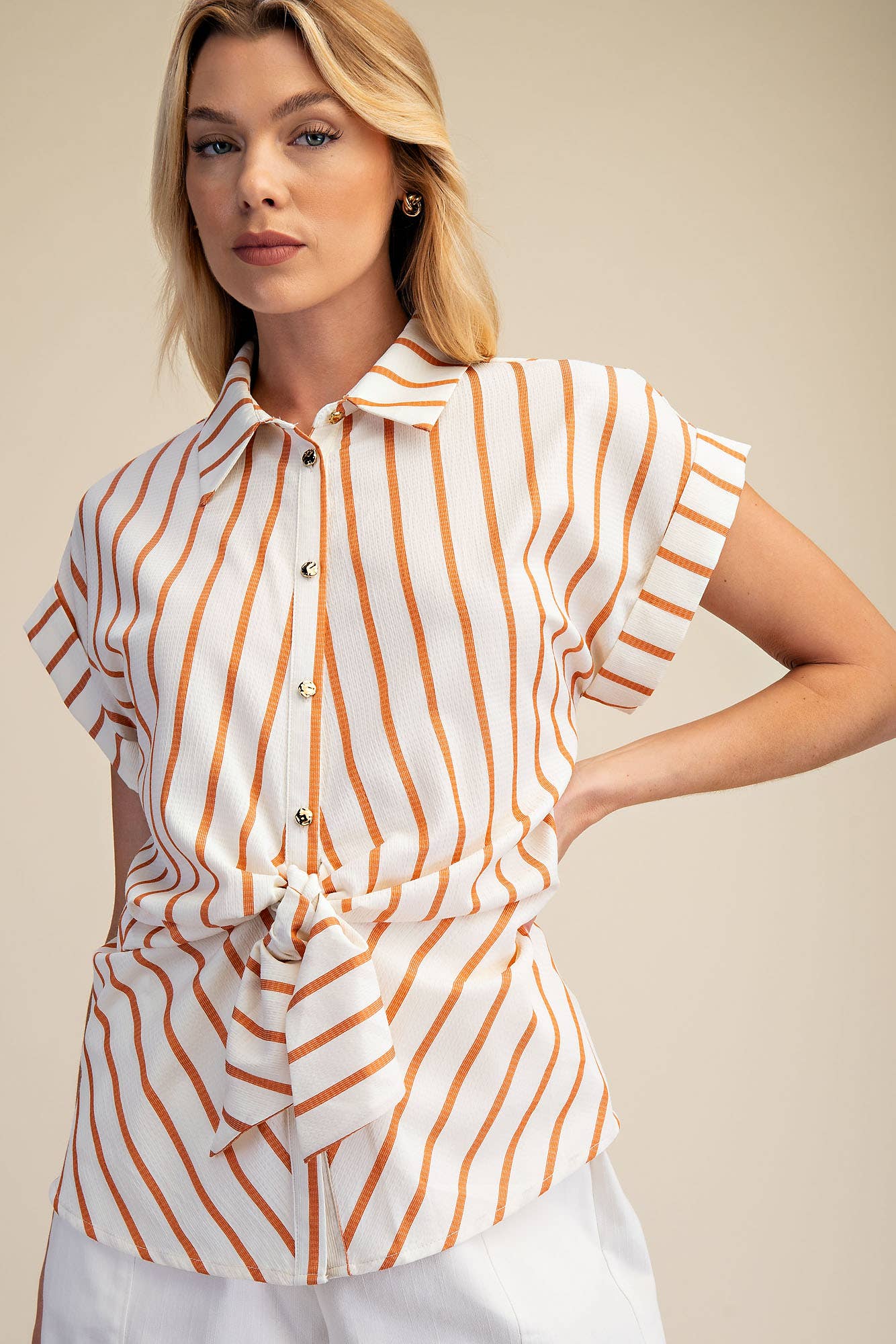 The Joanie Blouse - Olive