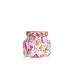 Pattern Petite Jar 8oz - Pineapple Flower