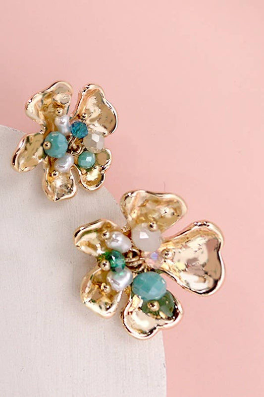 Flower Bead Earrings