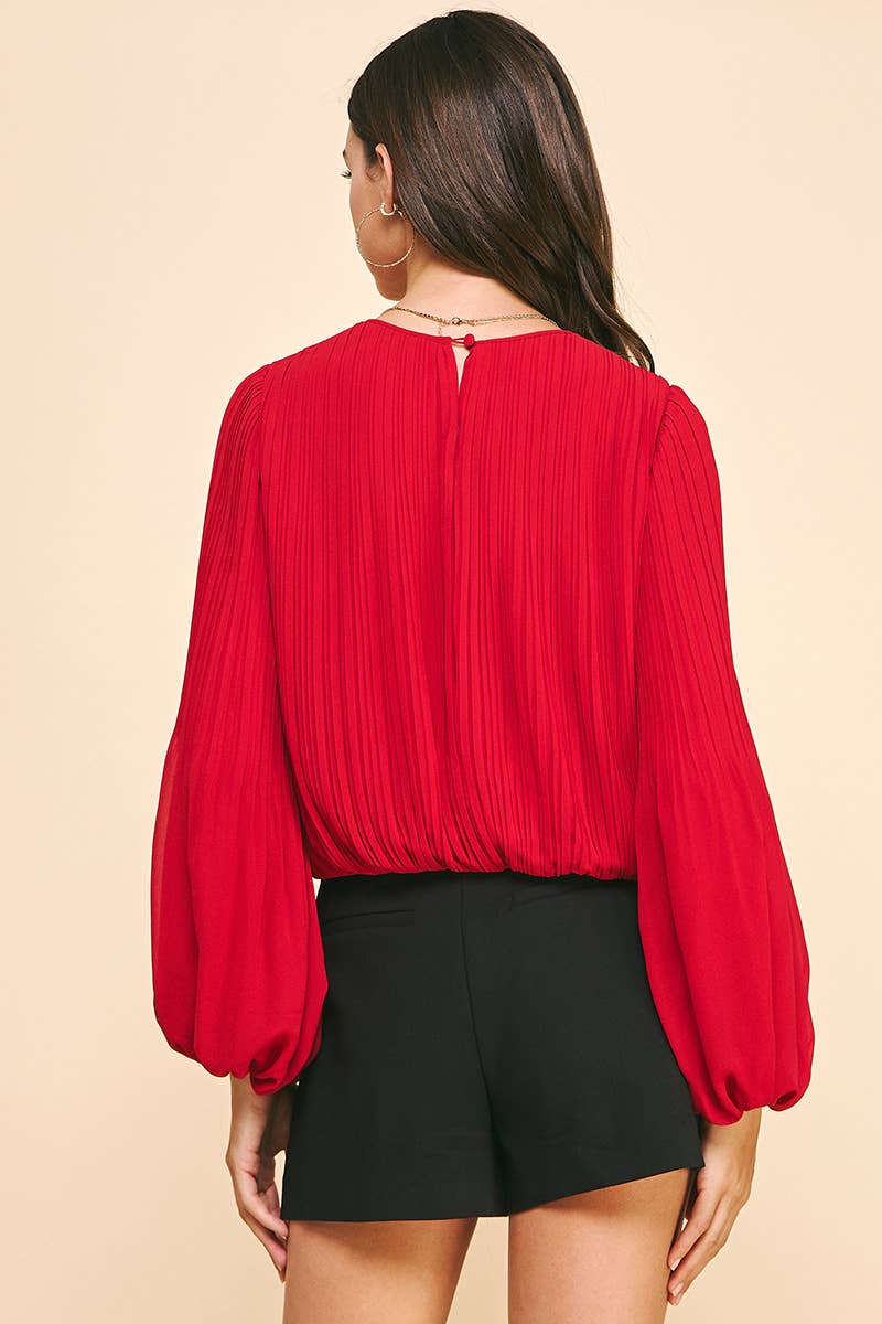 Paint the Town Red Blouse