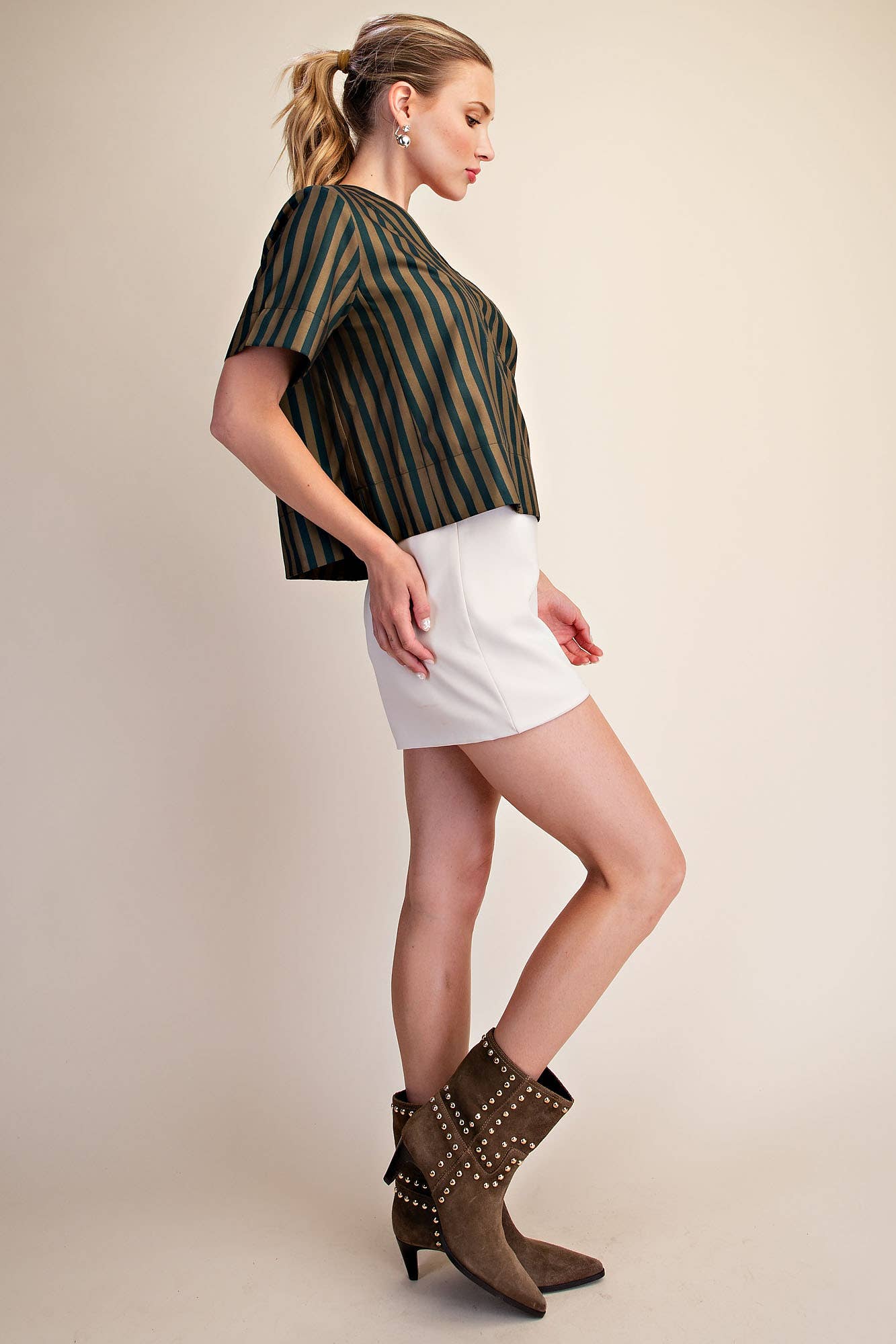 The Olivia Top - Olive