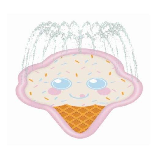 Kids Splash Pad - Ice Cream