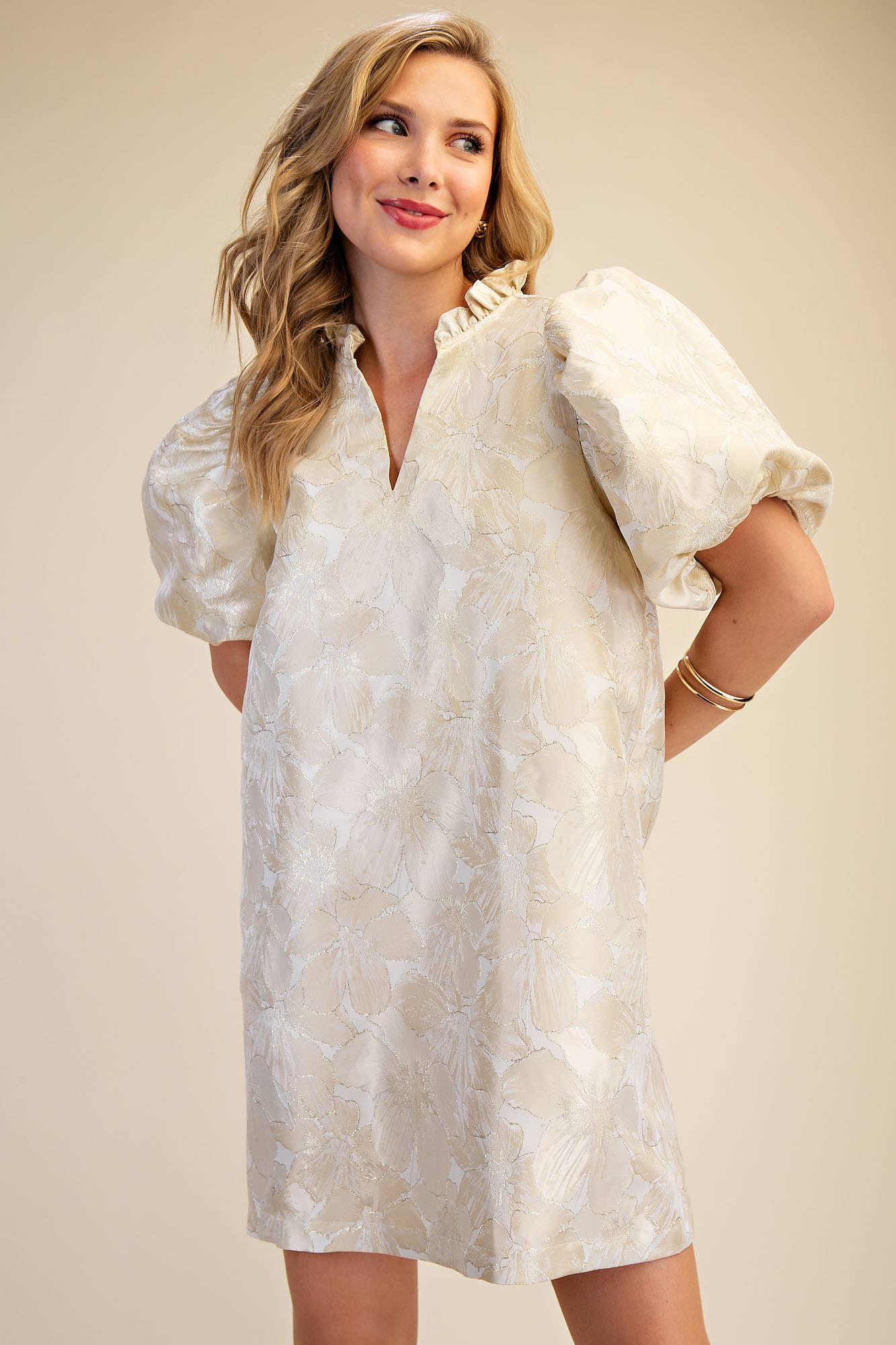 The Joy Dress - Champagne