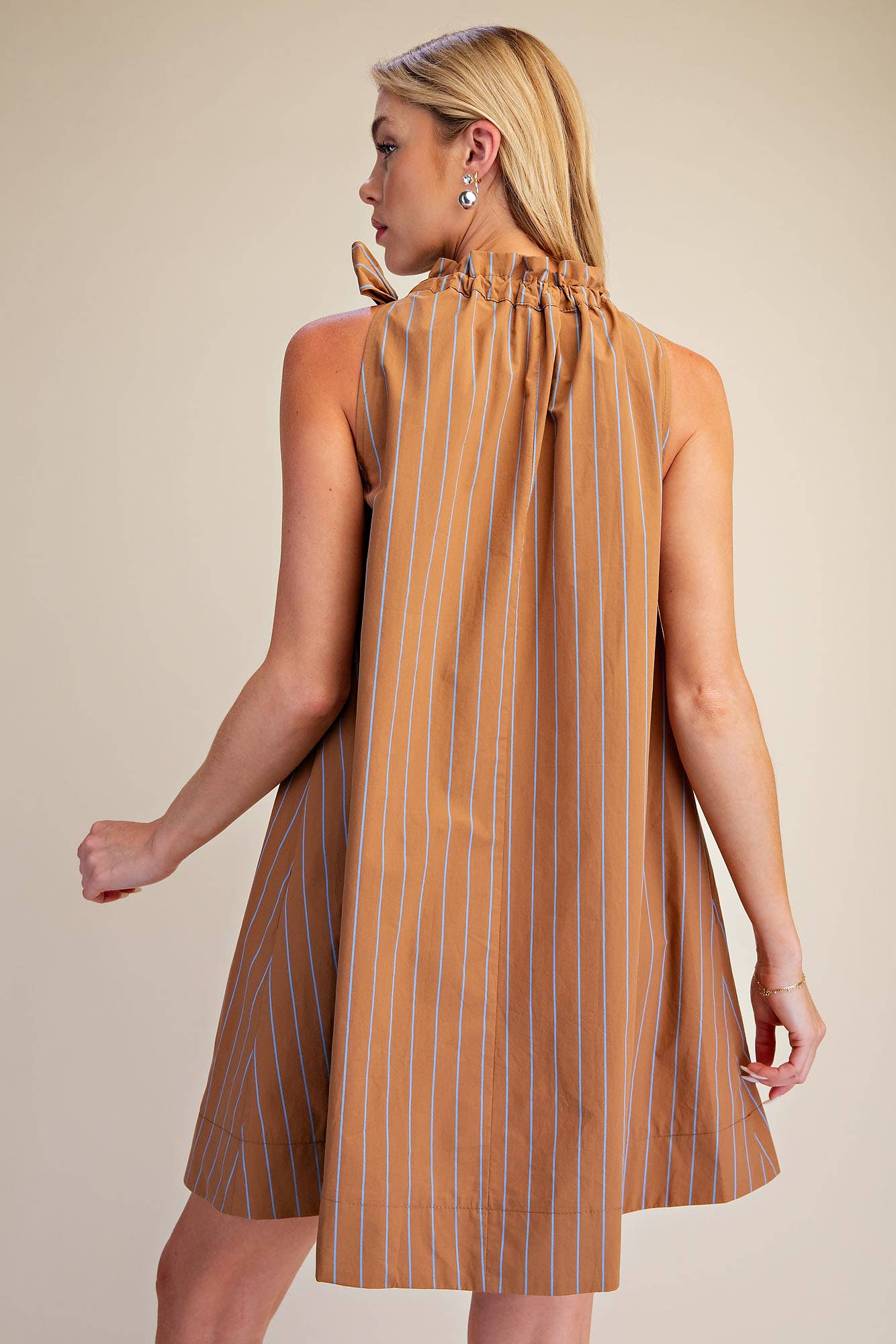 The Carmen Mini Dress - Camel