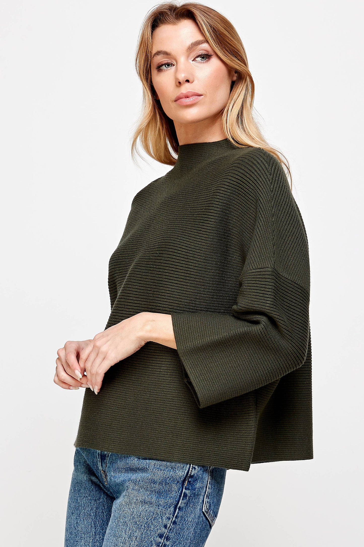 The Mara Sweater - Hunter Green