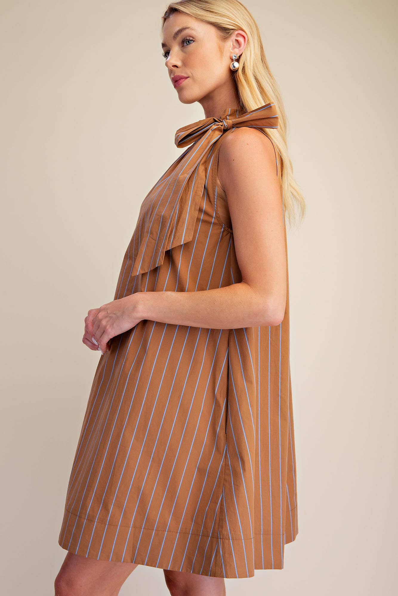The Carmen Mini Dress - Camel