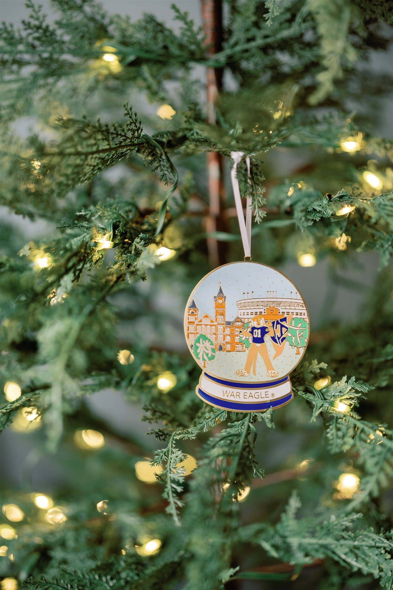 Enamel Snow Globe Ornament - AU