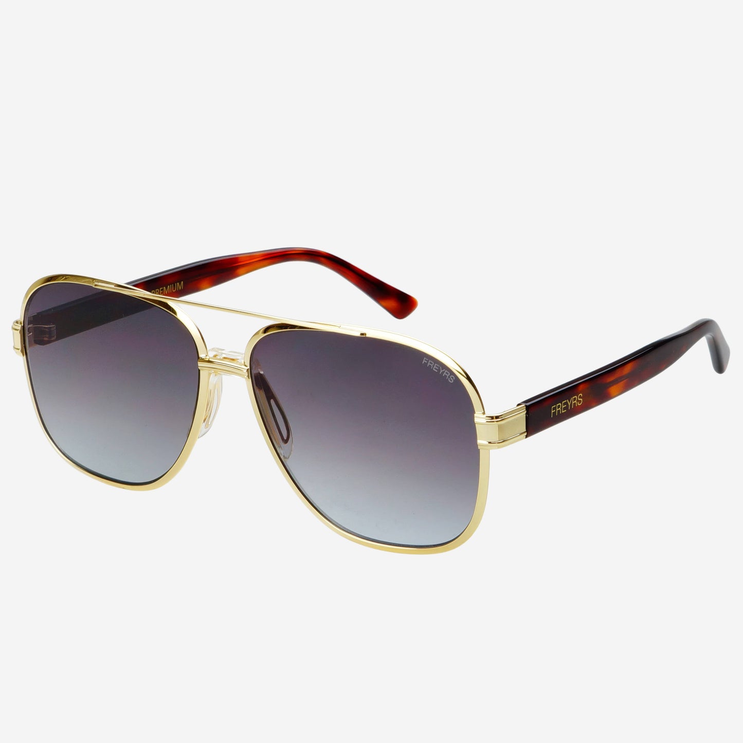 Carter Unisex Aviator Sunglasses : Gray