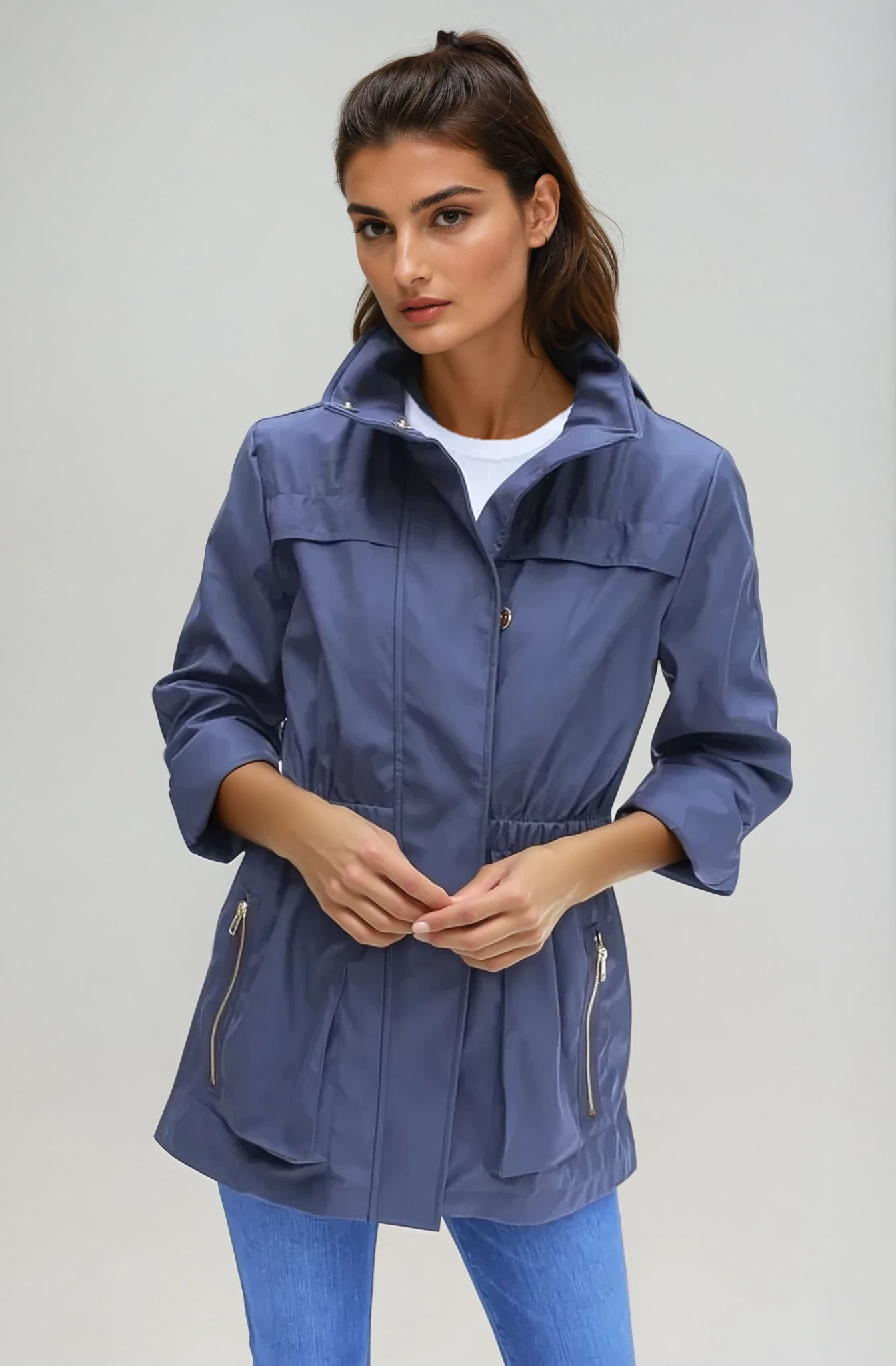 Ciao Milano - Waterproof Raincoat - French Blue