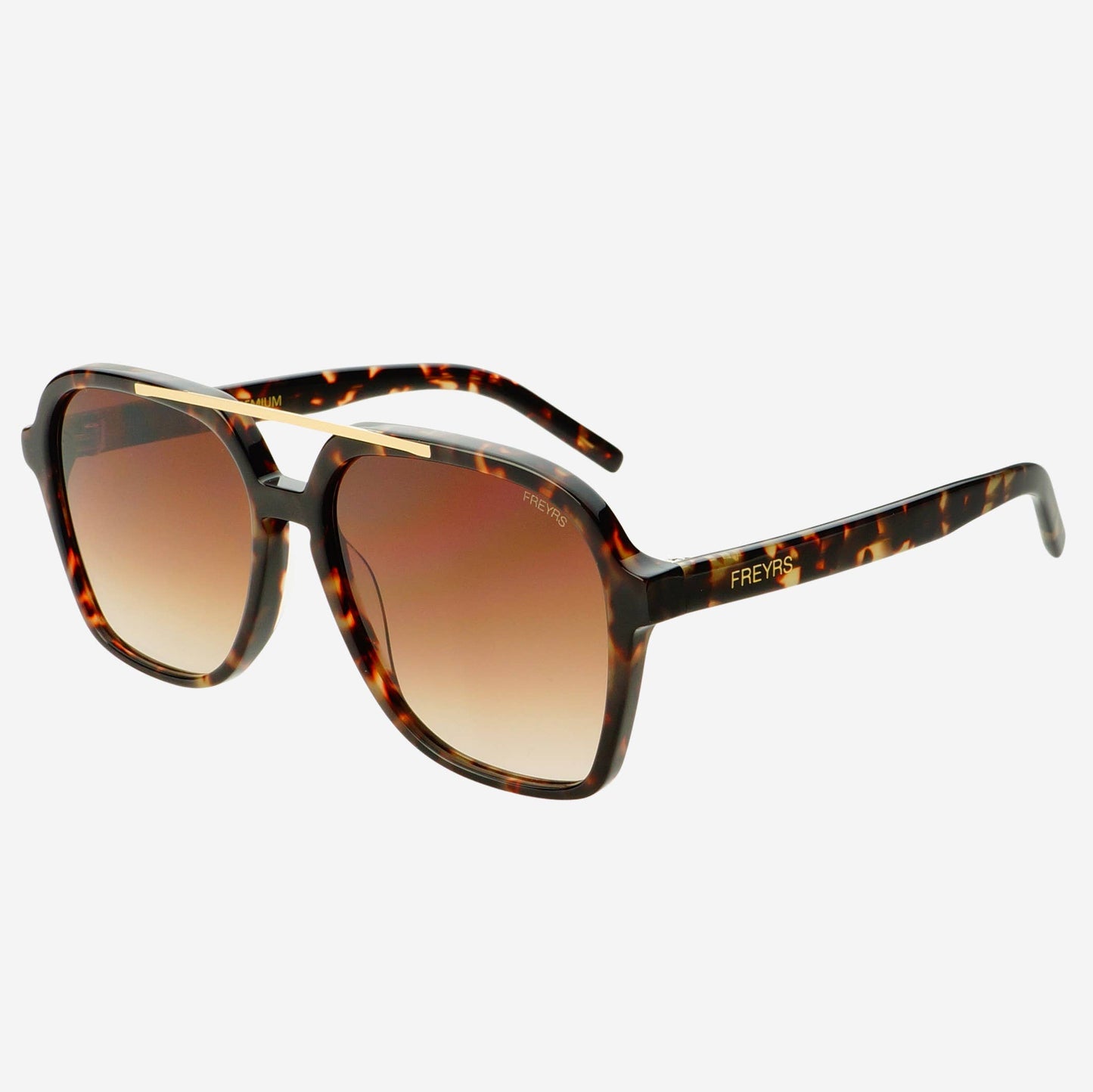 Spencer Unisex Aviator Sunglasses  : Brown