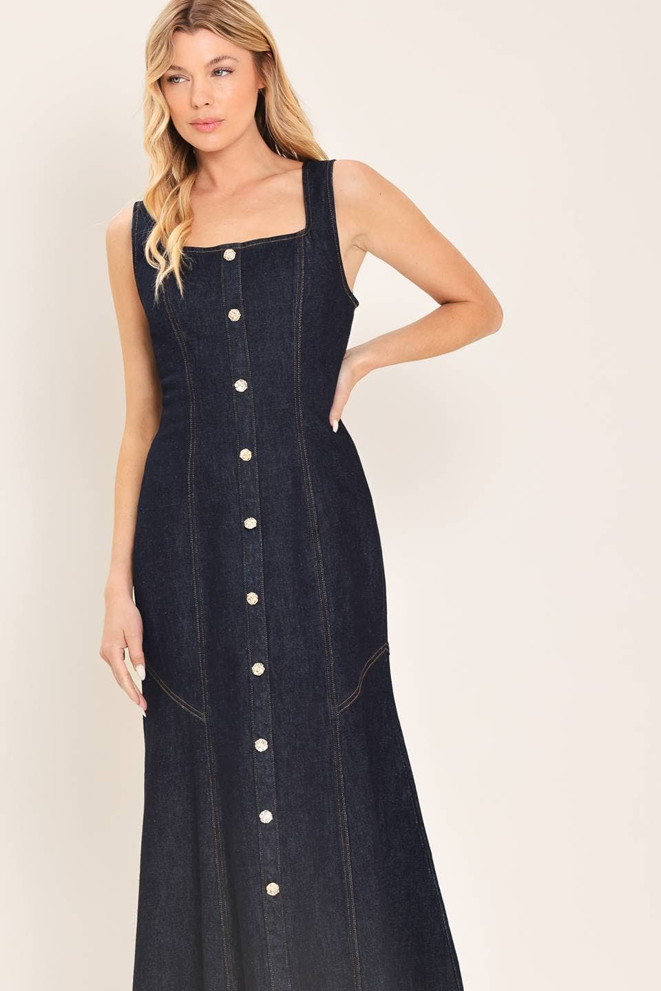 The Carrie Denim Dress