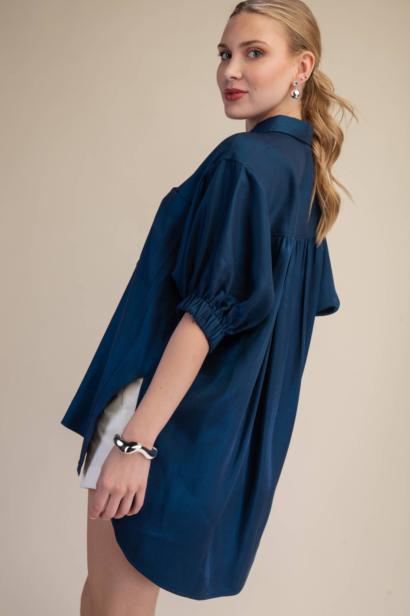 The Janice Top - Navy