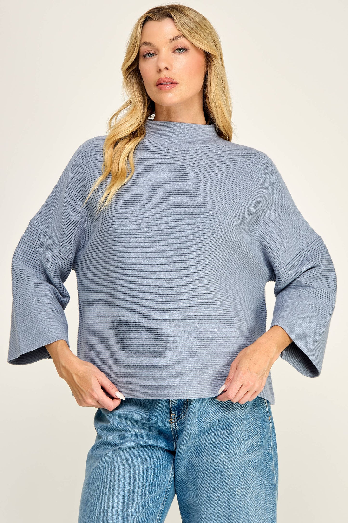 The Mara Sweater - Blue