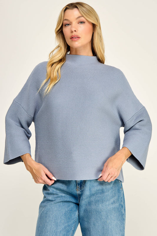 The Mara Sweater - Blue