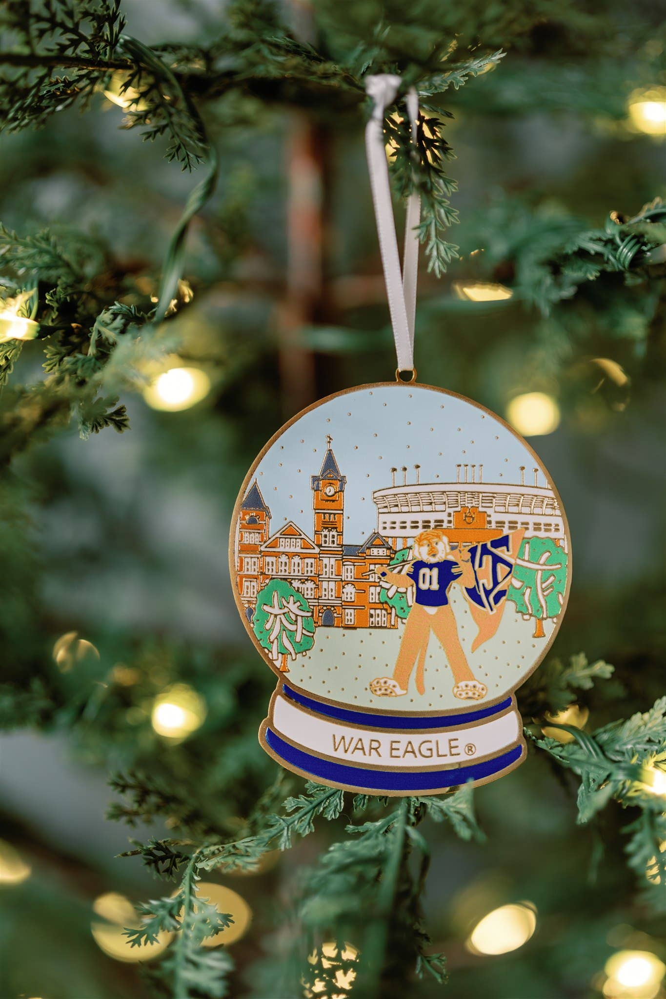 Enamel Snow Globe Ornament - AU