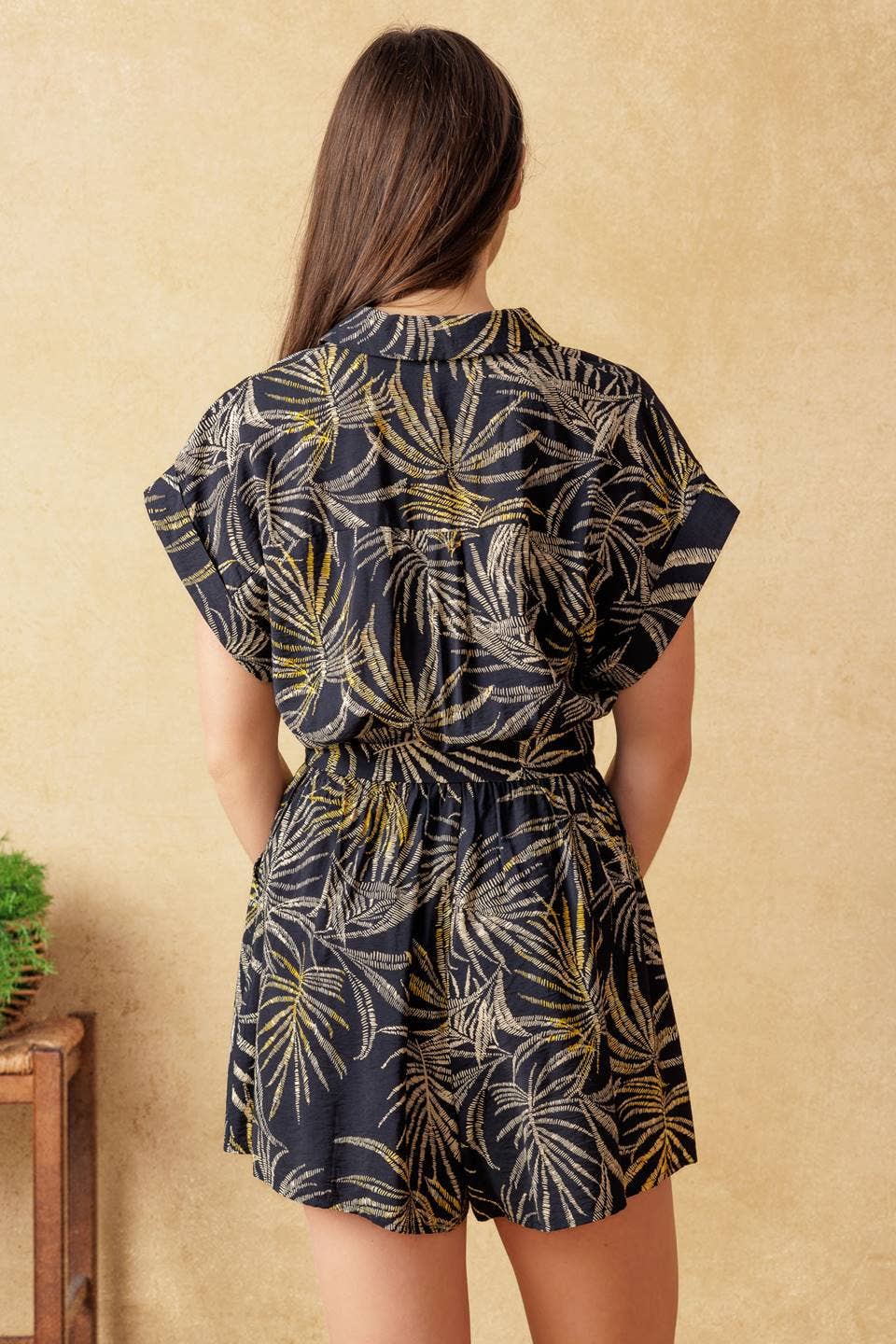 Pretty Palms Romper