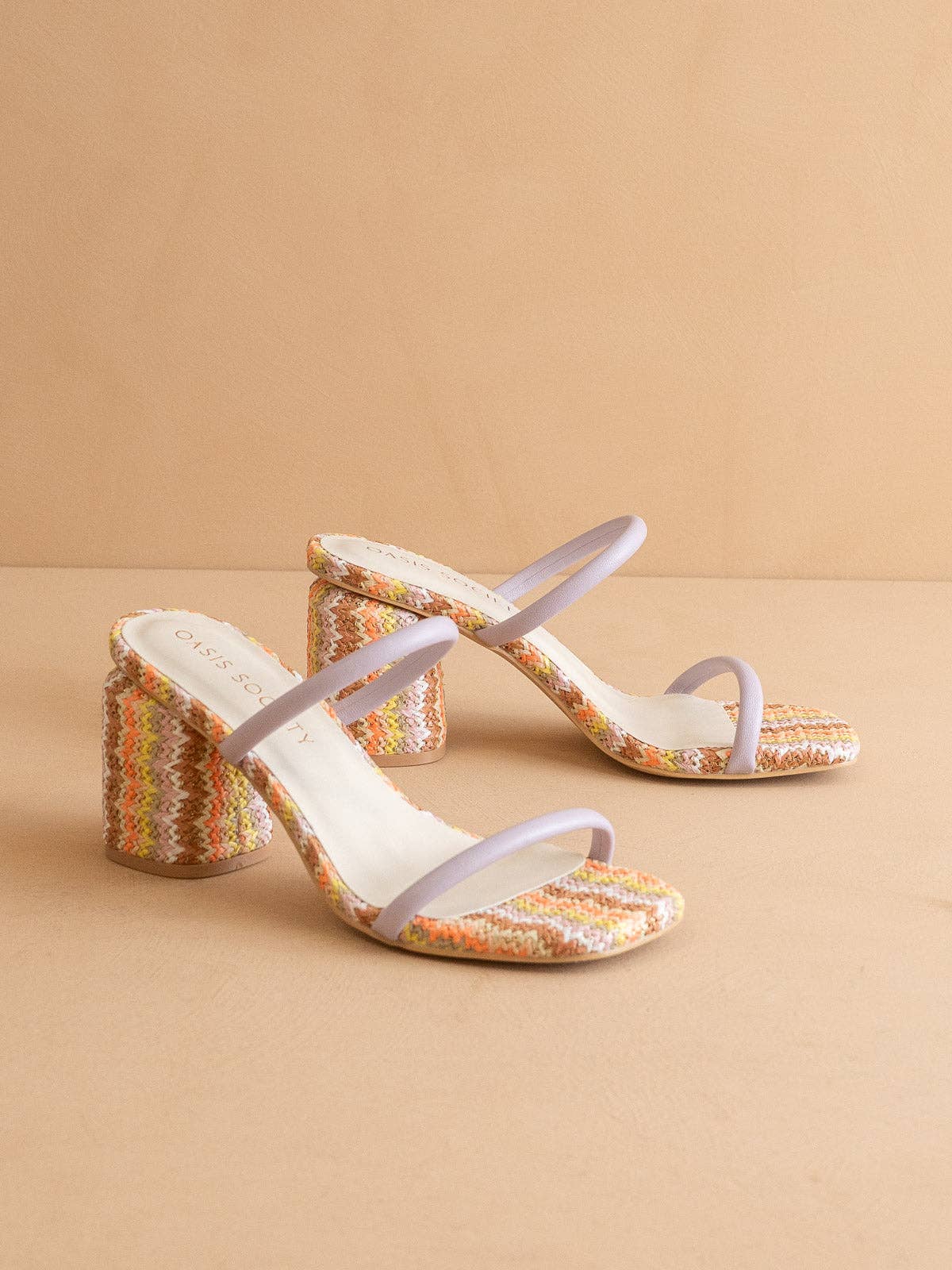 The Margaret | Sorbet Rattan Heel: