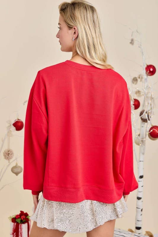 Patchwork Christmas Sweatshirt