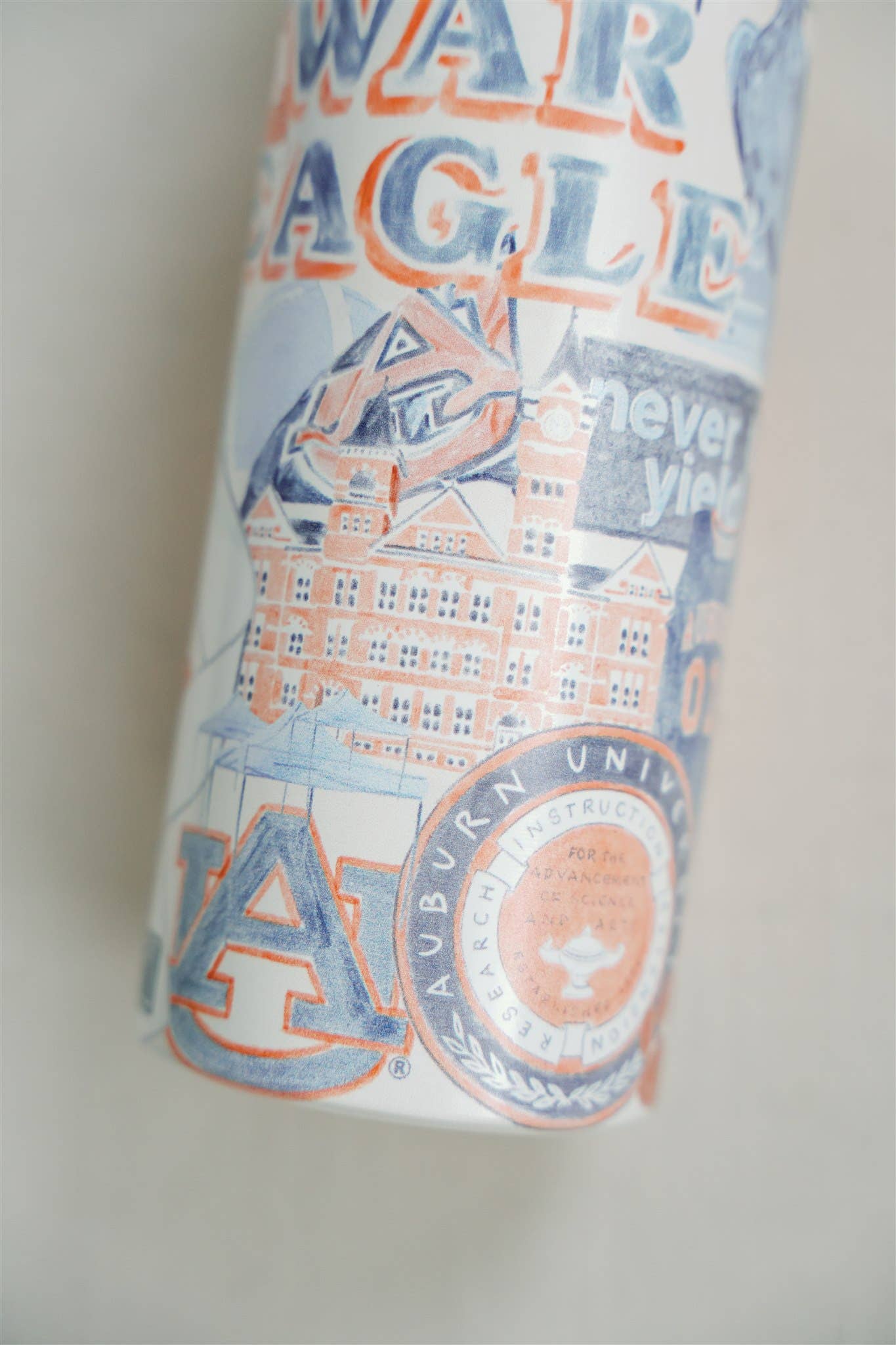 AU 32 oz Insulated Water Bottle