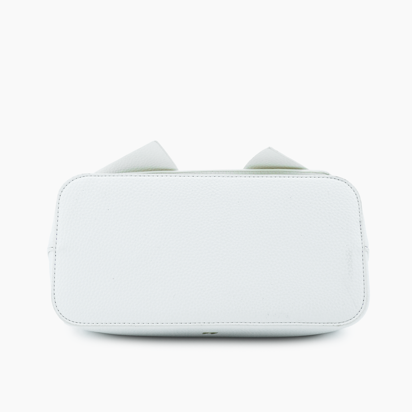 Eva Bow Bag: White