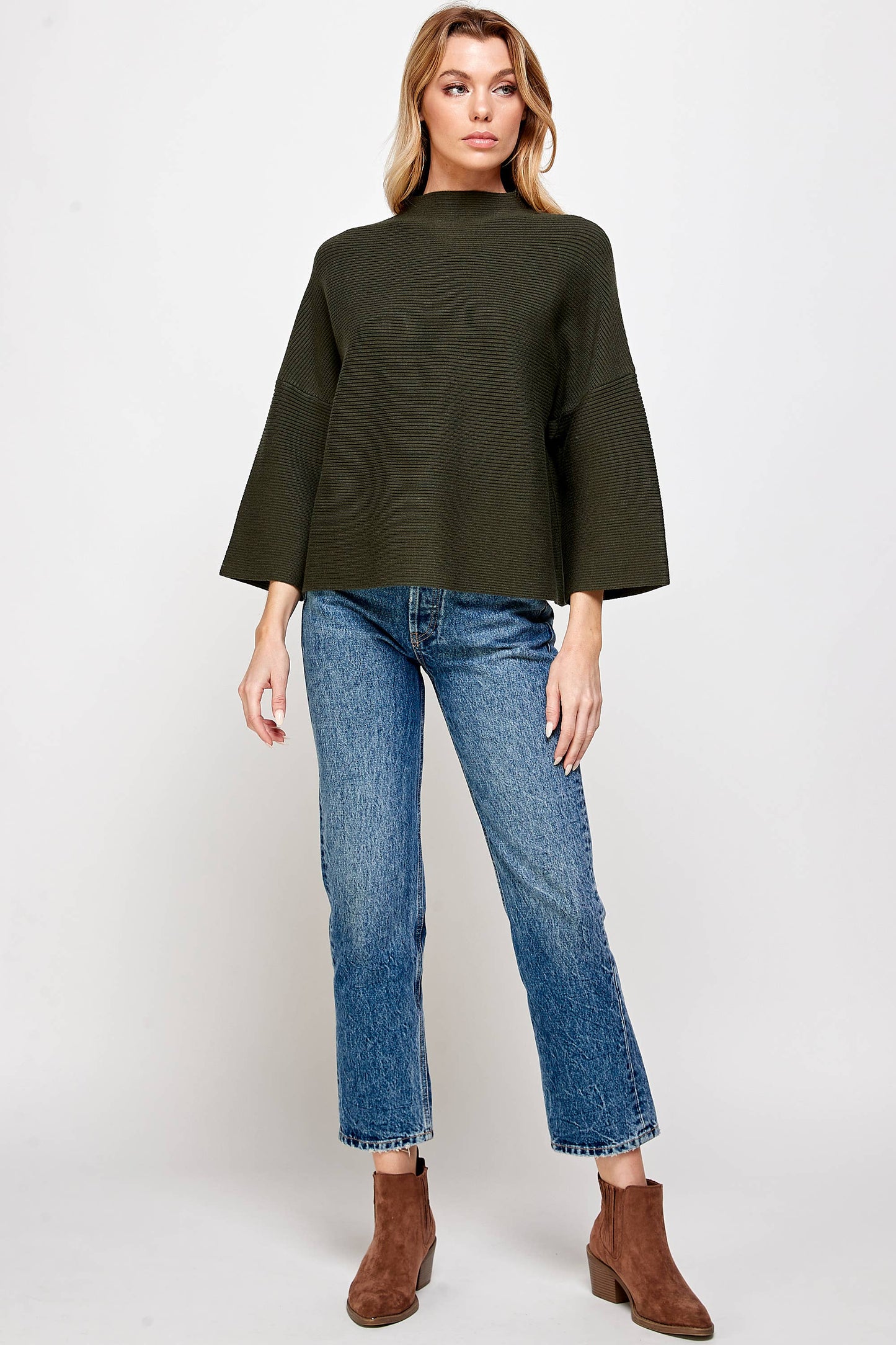The Mara Sweater - Hunter Green